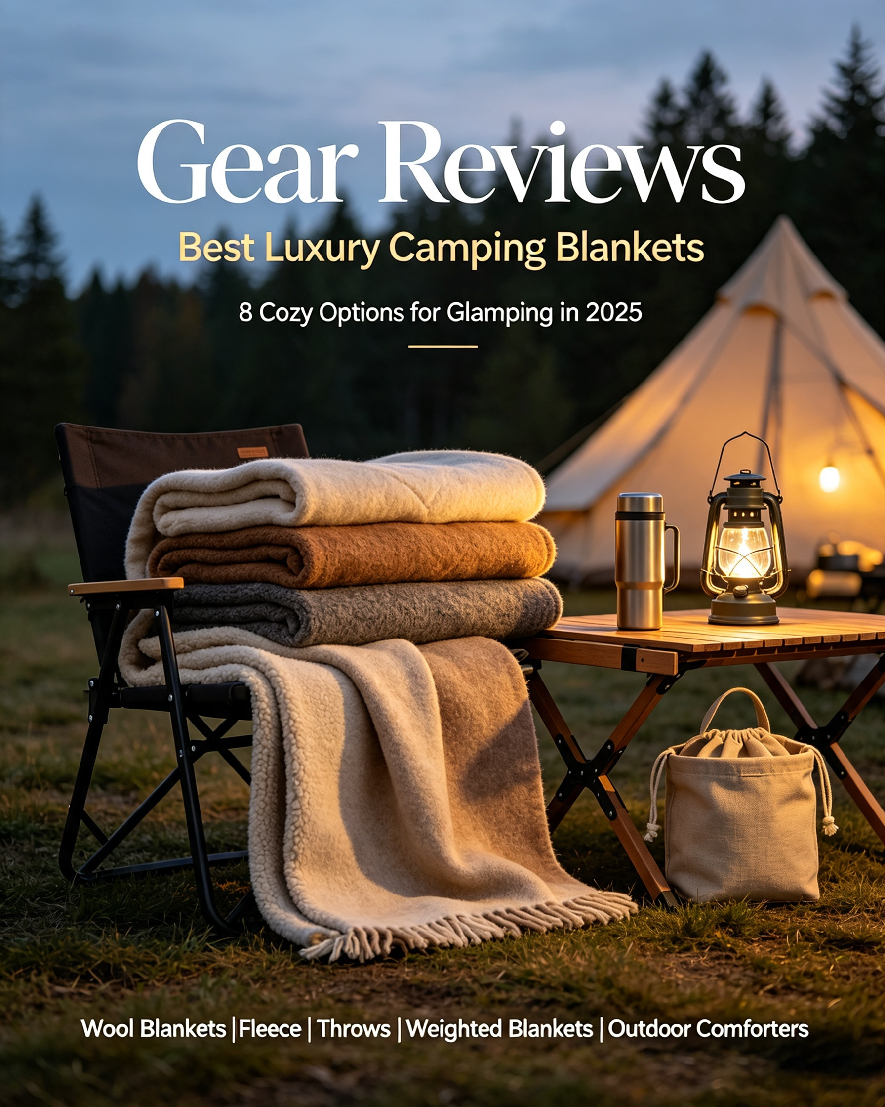 Best Luxury Camping Blankets for Glamping 2025
