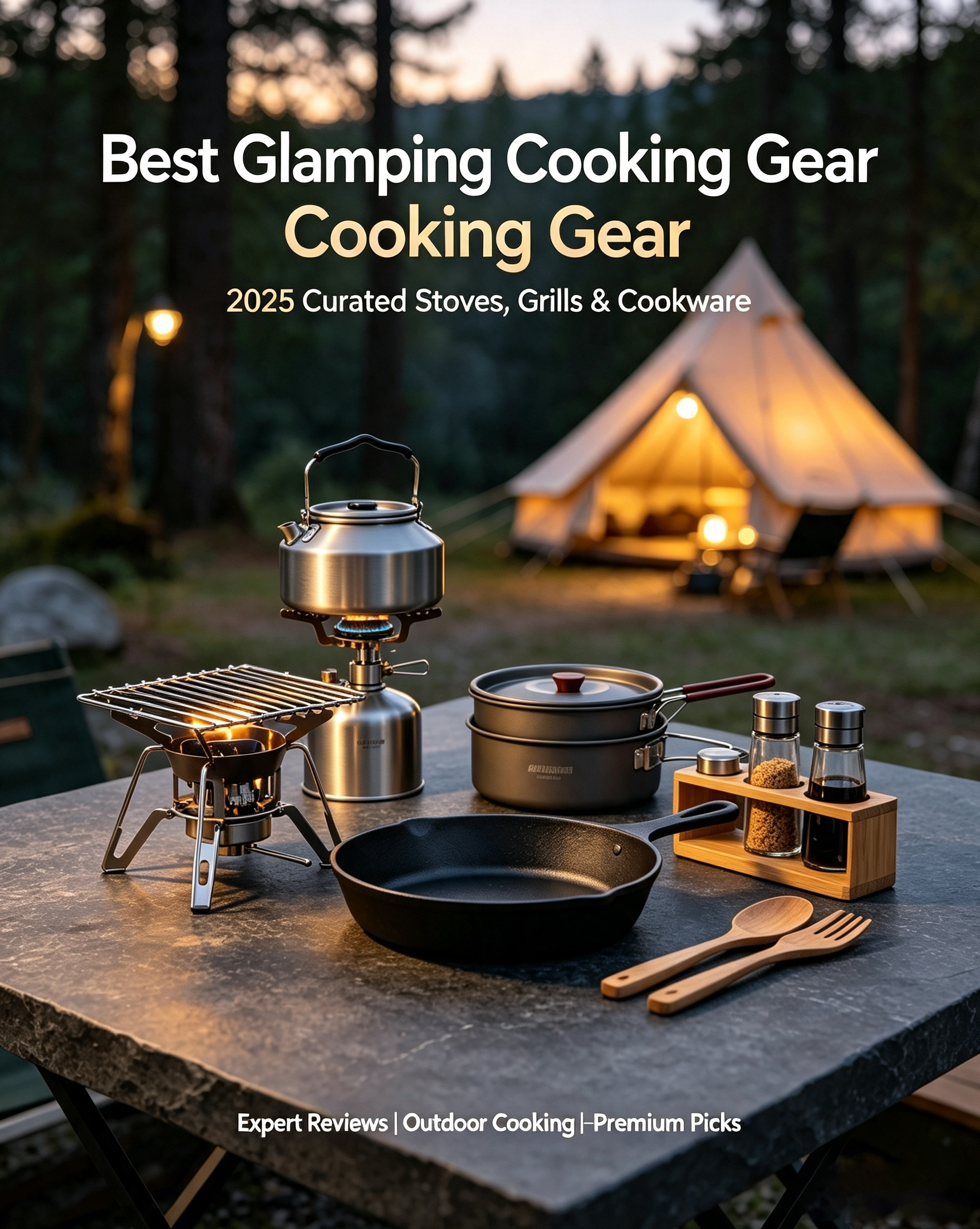 Best Glamping Cooking Gear 2025 — curated stoves, grills and cookware