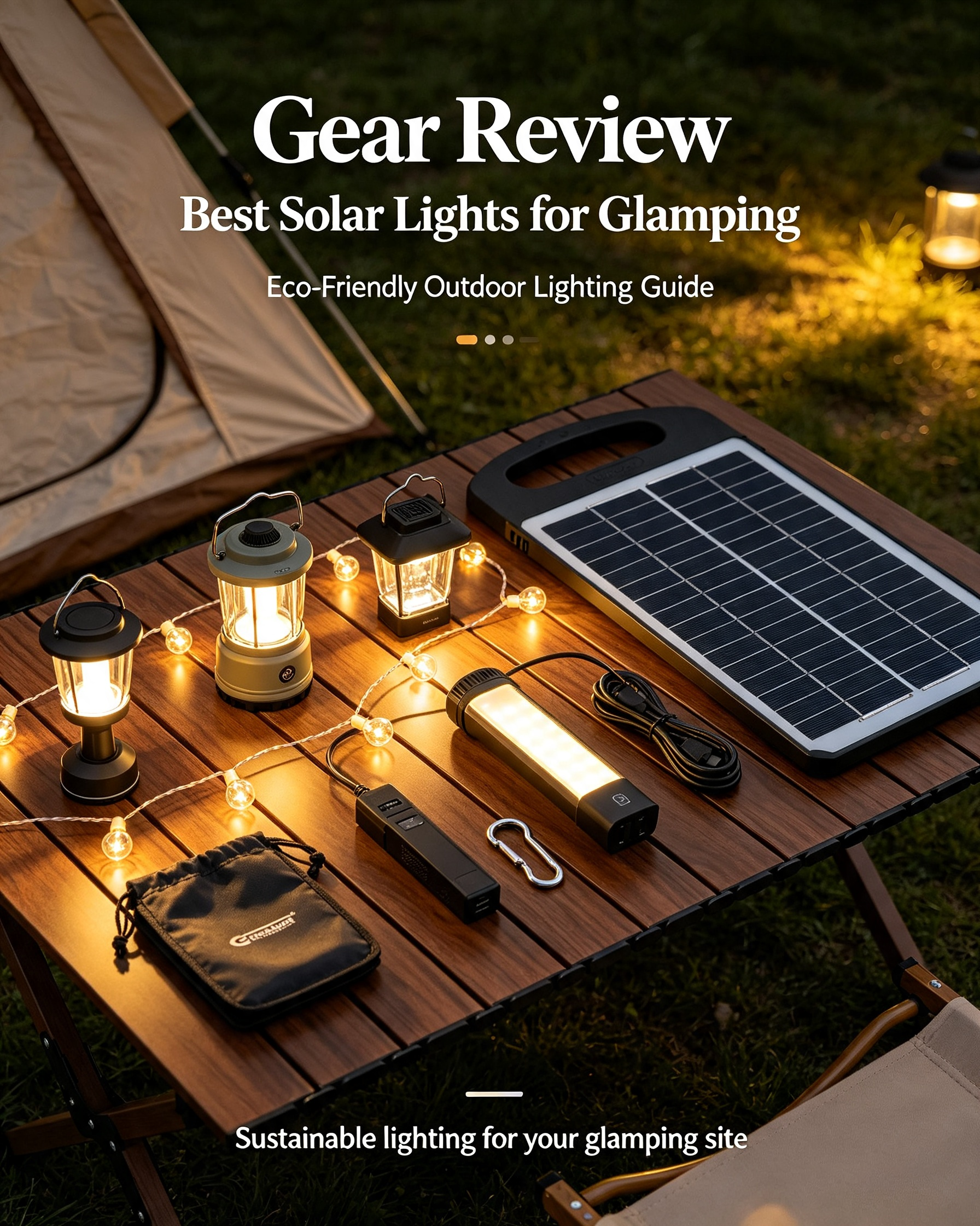 Best Solar Lights for Glamping — eco-friendly outdoor lighting guide